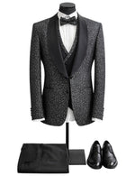 Edgers Men's Three-Piece Suit + Bow tie.(FFF)