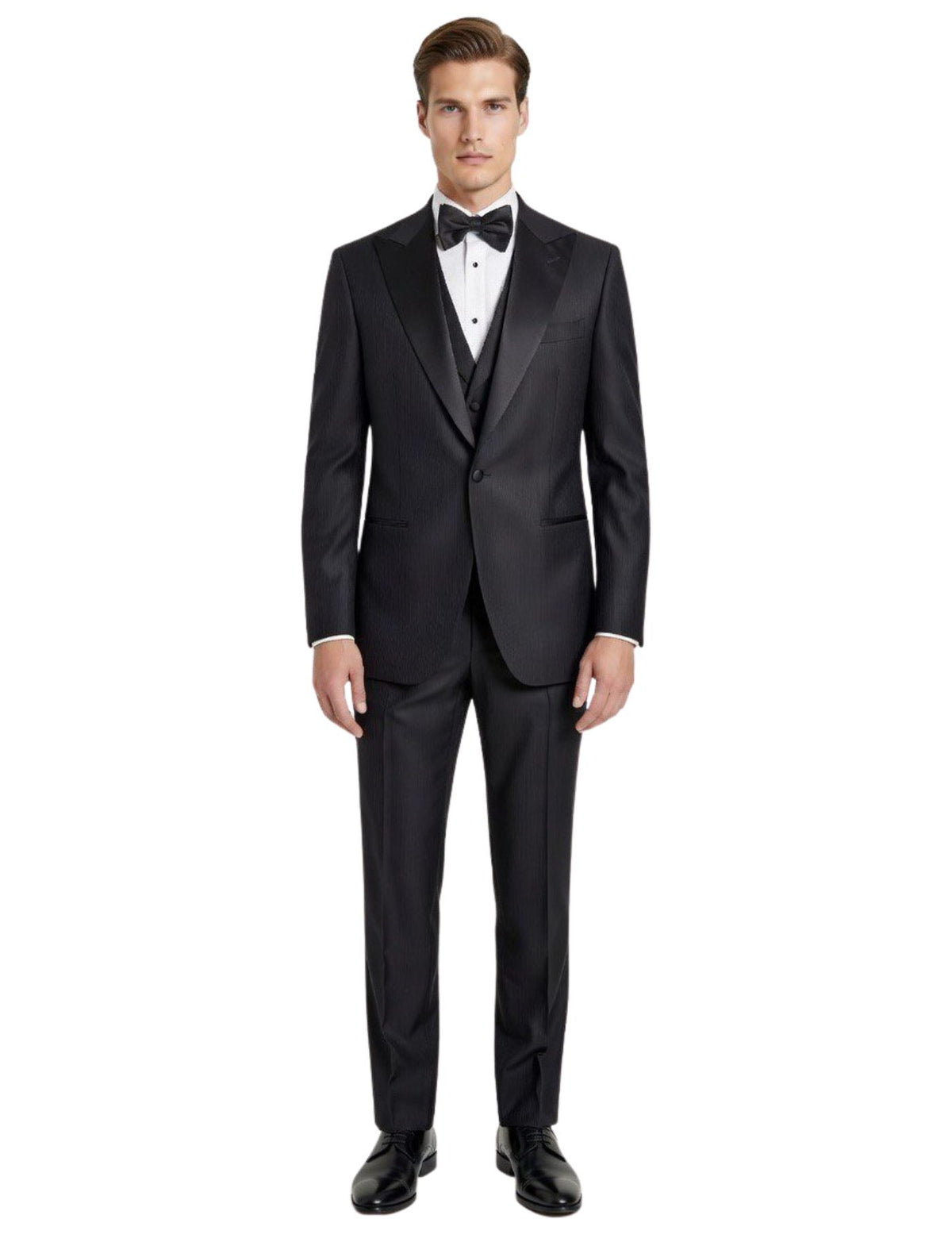 Edgers Men’s Three-Piece Suit + Bow tie