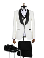 Edgers Men’s Three-Piece Suit + Bow tie.(FFF)