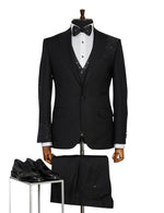Edgers Men’s Three-Piece Suit + Bow tie