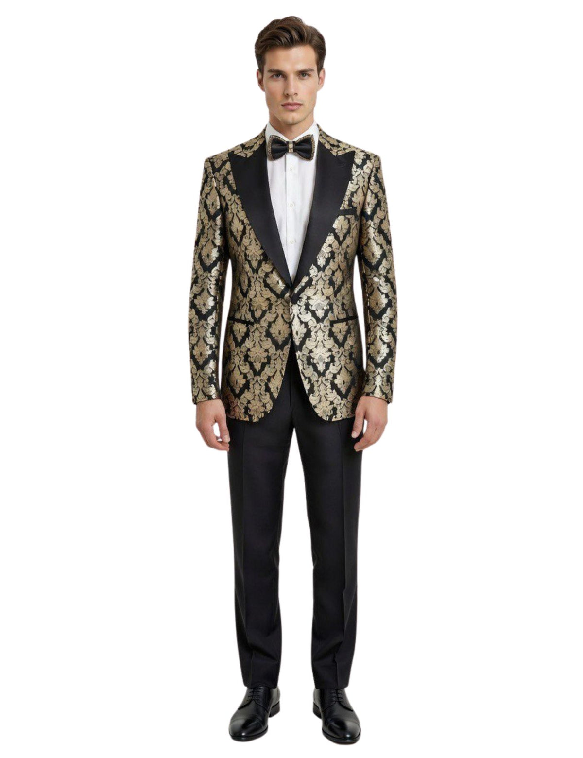 Edgers Men’s Three-Piece Suit + Bow tie