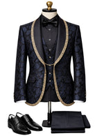 Edgers Men’s Three-Piece Suit + Bow tie
