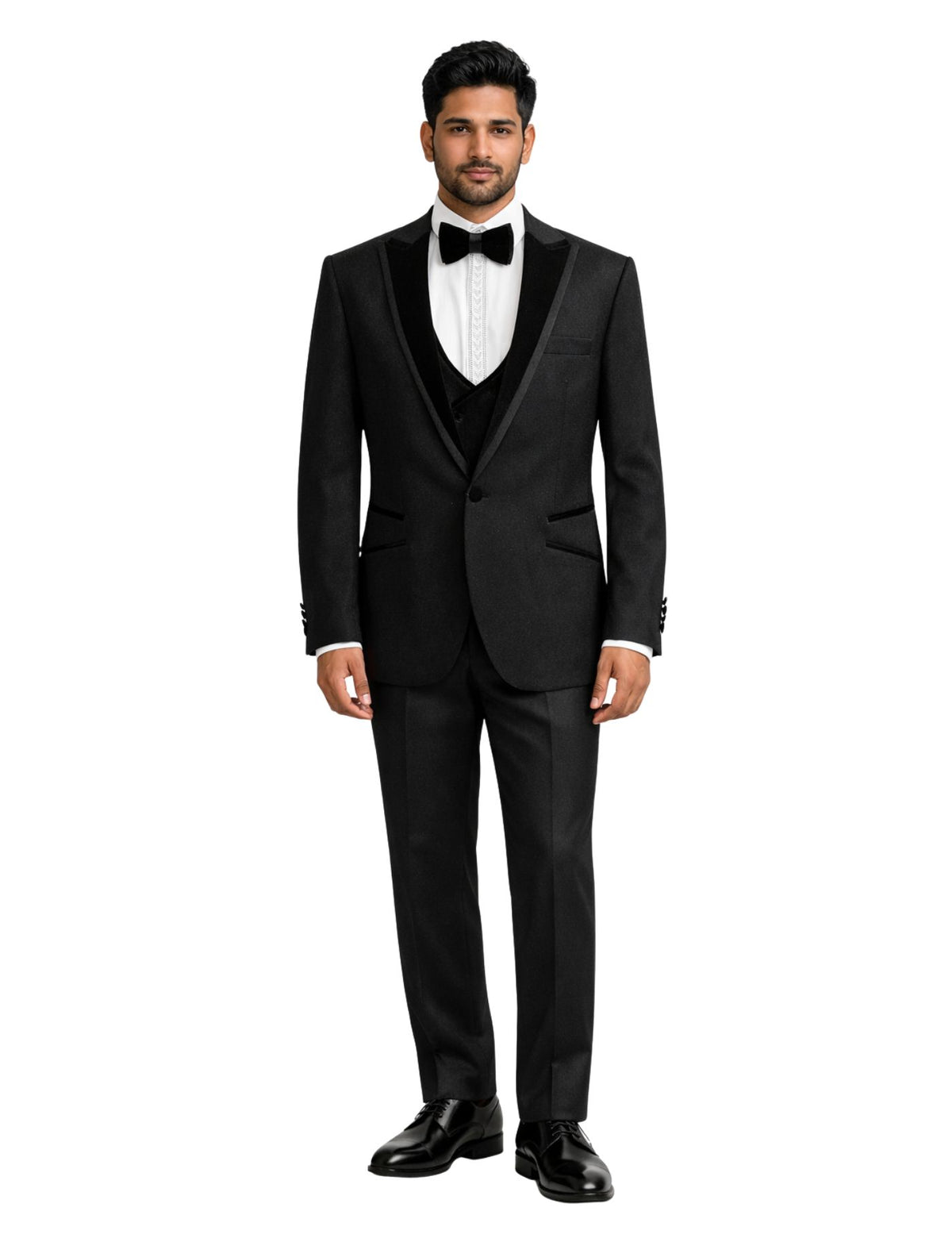 Edgers Men’s Three-Piece Suit + Bow tie.(FFF)
