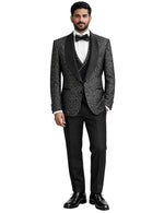 Edgers Men's Three-Piece Suit + Bow tie.(FFF)