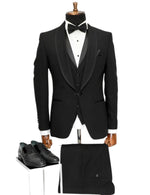 Edgers Men’s Three-Piece Suit + Bow tie