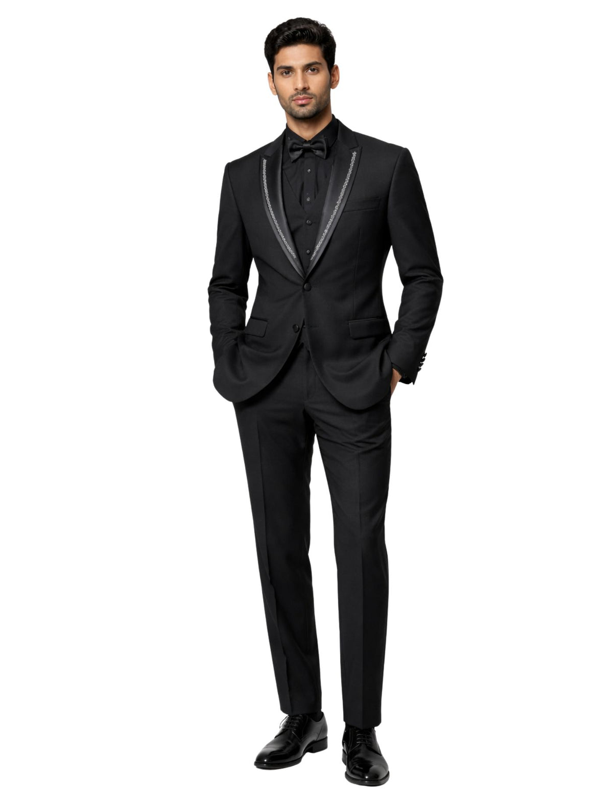 Edgers Men’s Three-Piece Suit + Bow tie.(FFF)