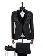 Edgers Men’s Three-Piece Suit + Bow tie.(FFF)