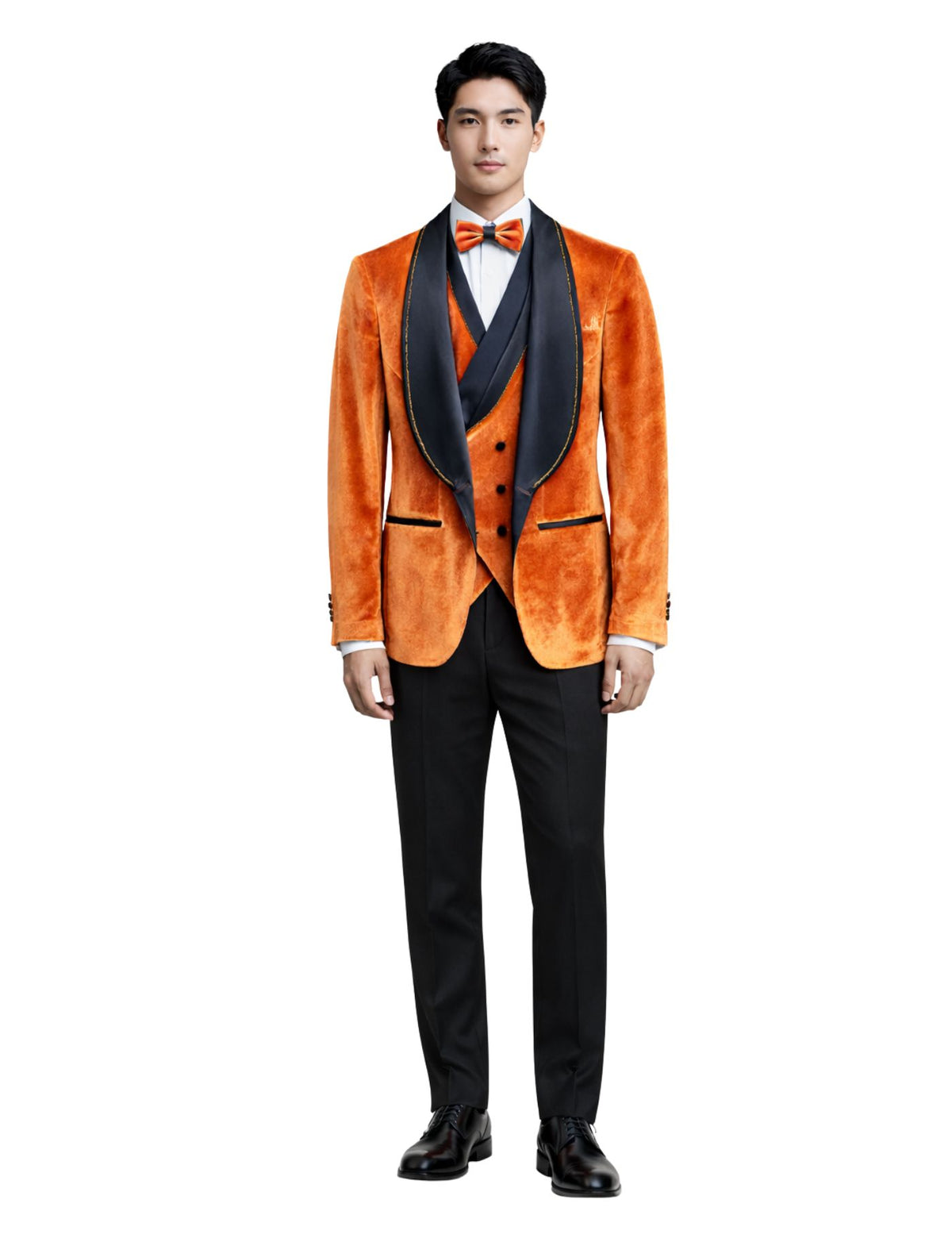 Edgers Men’s Three-Piece Suit + Bow tie.(FFF)