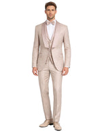 Edgers Men’s Three-Piece Suit + Bow tie