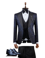 Edgers Men’s Three-Piece Suit +Bow tie