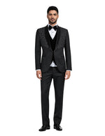 Edgers Men’s Three-Piece Suit + Bow tie.(FFF)