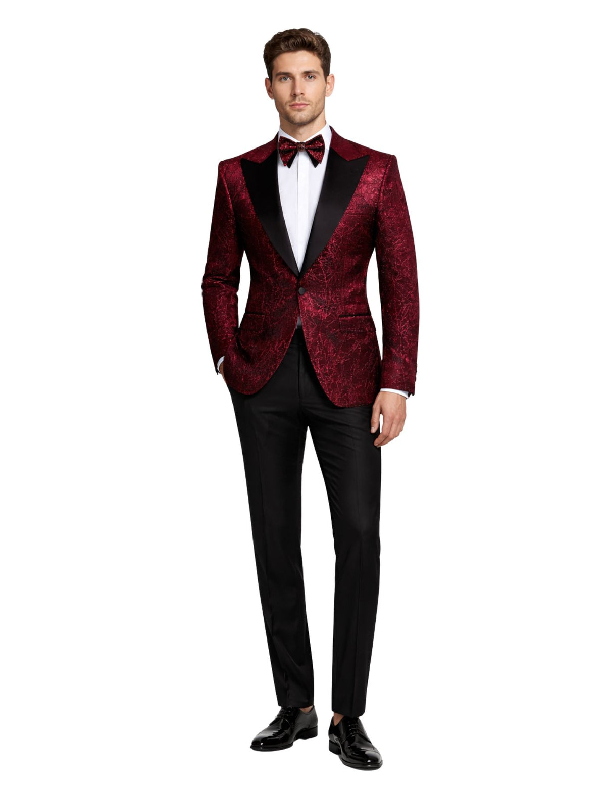 Edgers Men’s Three-Piece Suit + Bow tie.(FFF)