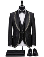 Edgers Men’s Three-Piece Suit + Bow tie