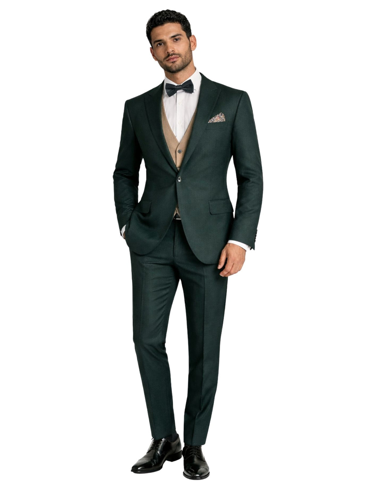 Edgers Men’s Three-Piece Suit + Bow tie.(FFF)