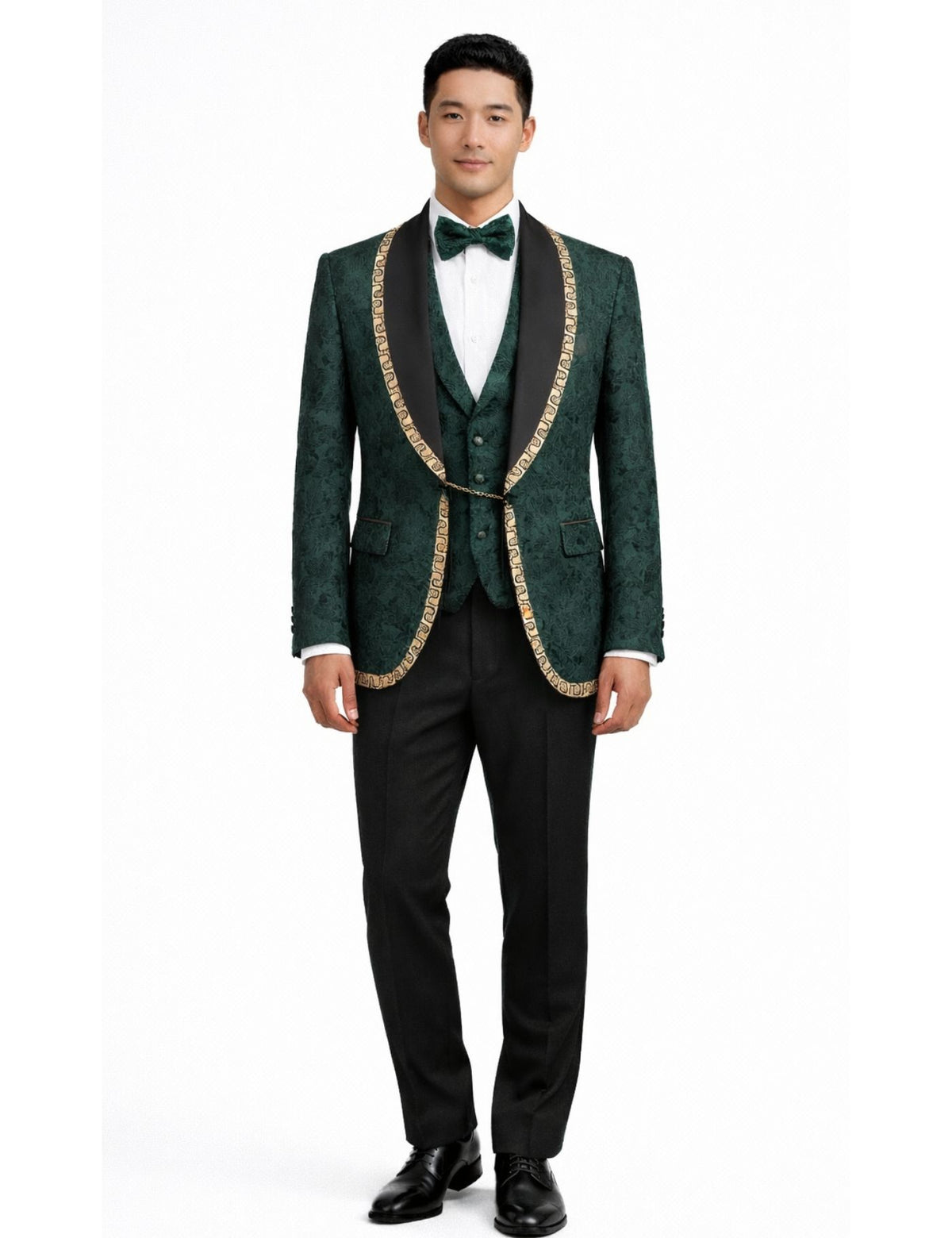 Edgers Men’s Three-Piece Suit + Bow tie
