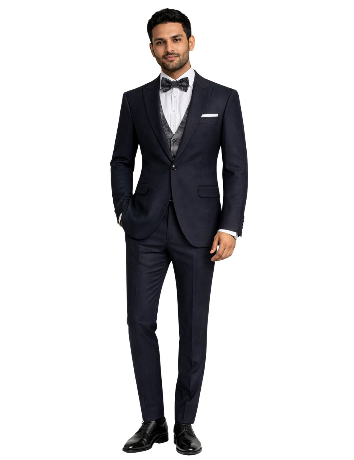 Edgers Men’s Three-Piece Suit + Bow tie.(FFF)