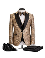 Edgers Men’s Three-Piece Suits +Bow tie.(FFF)