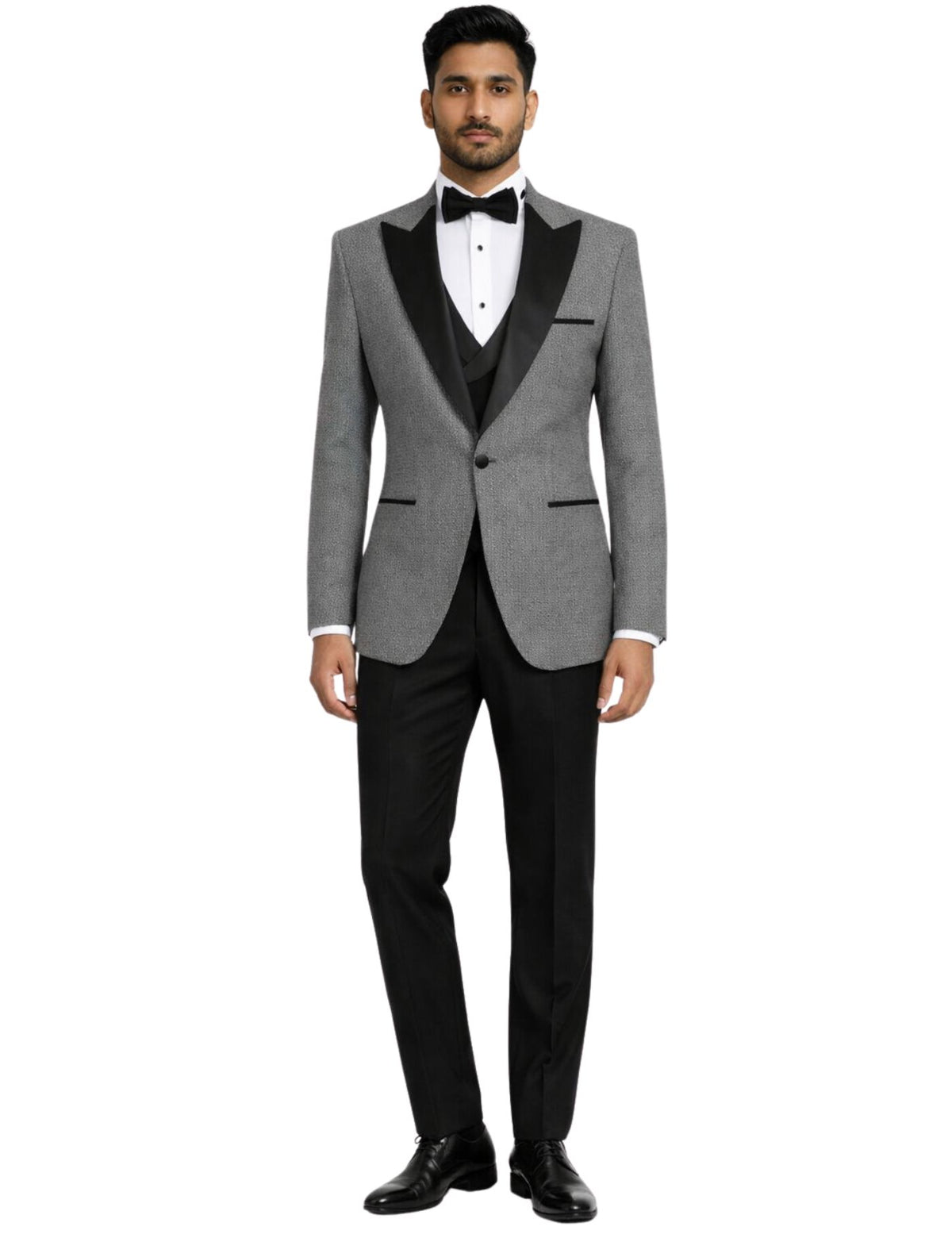 Edgers Men’s Three-piece Suit + Bow tie