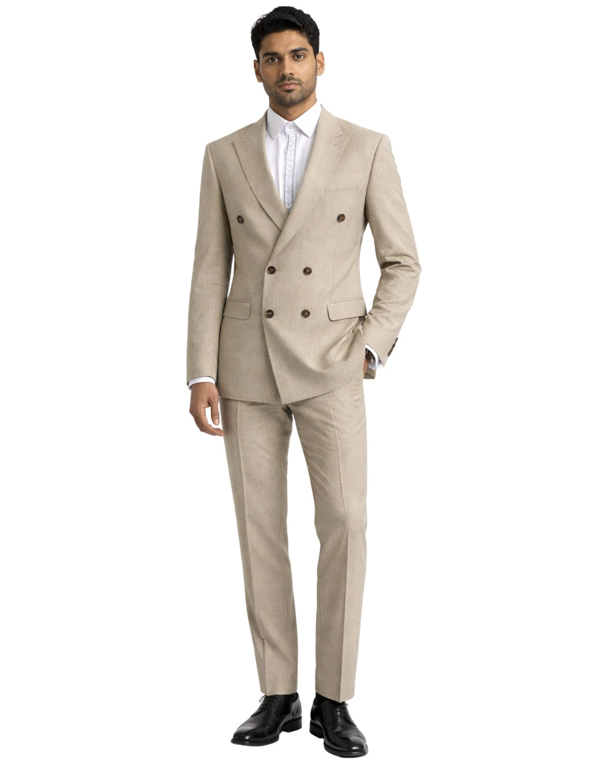 Edgers Men’s Two-Piece Double Breasted Suit.(FFF)