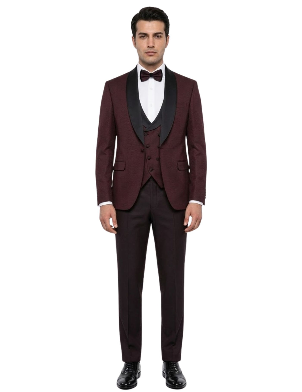 Edgers Men’s Three-Piece Suit + Bow tie.(FFF)