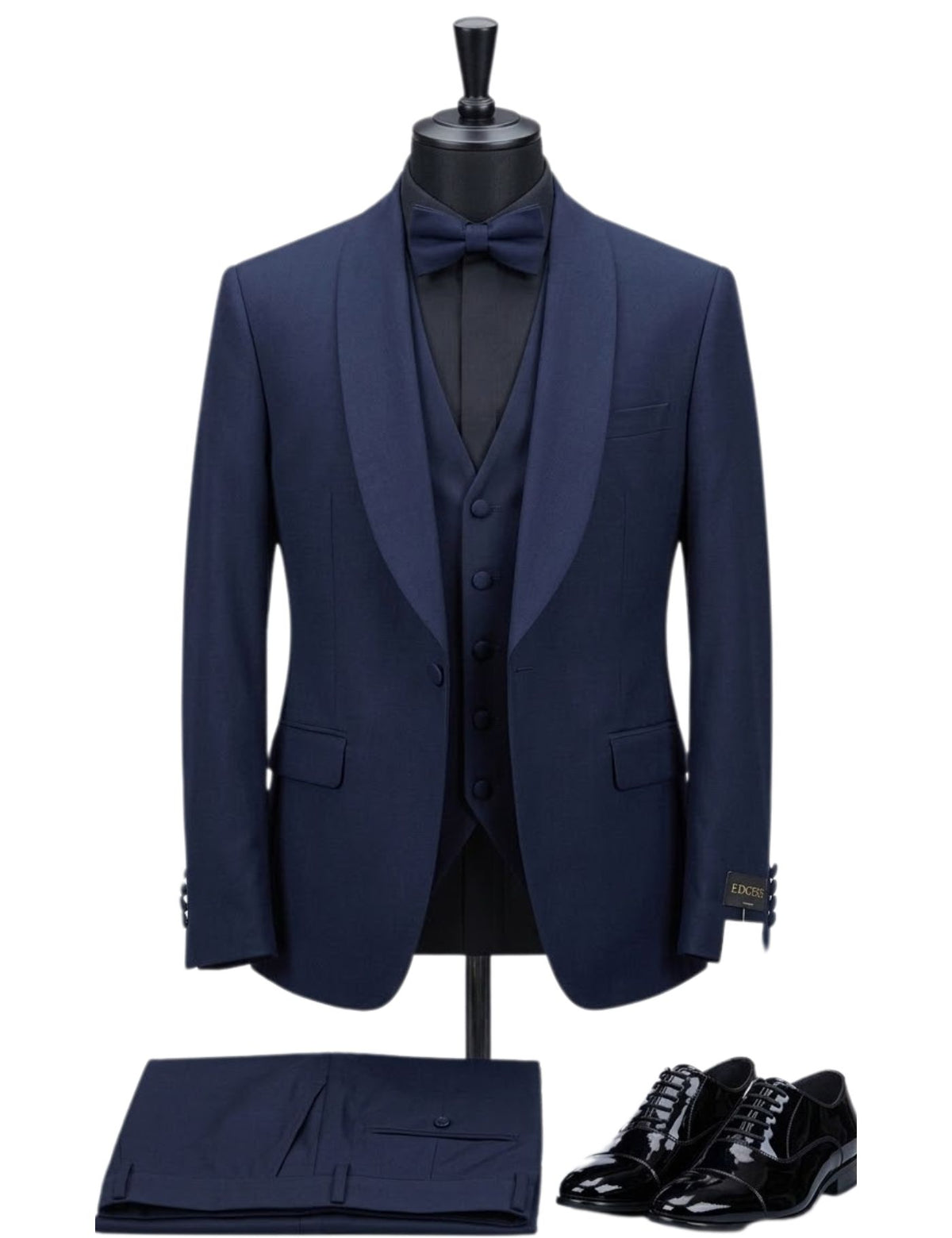 Edgers Men’s Three-Piece Suit + Bow tie.(FFF)