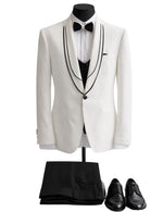 Edgers men’s Three-Piece Suit + Bow tie