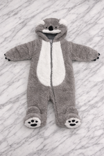 Baby Plush Hooded Sleepsuit