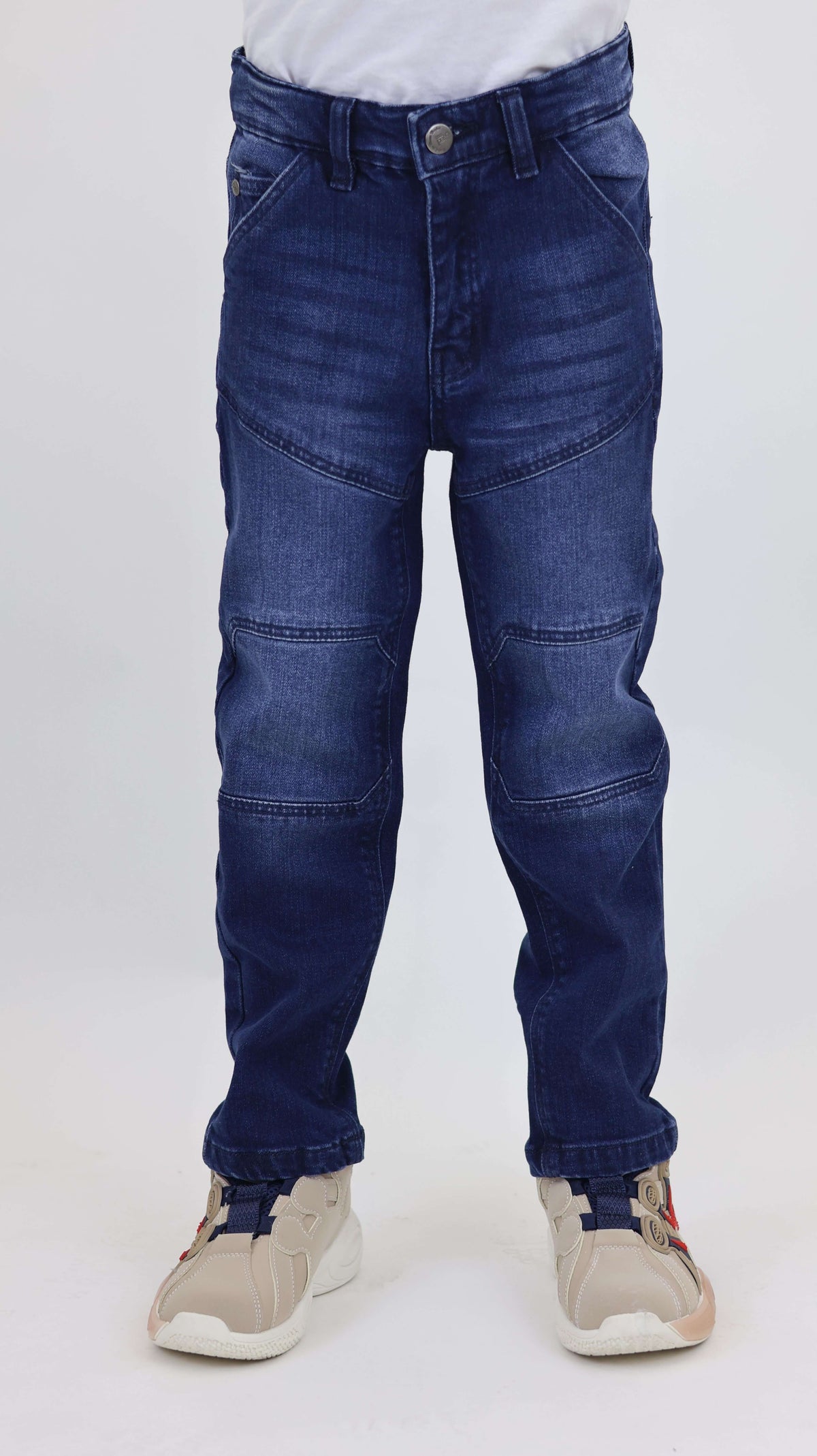 Kids Reinforced Knee Denim Jeans