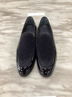 Marco Divaio Men’s Black Patent & Suede Loafers.(FFF)