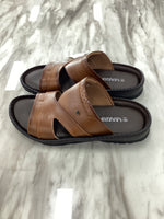 Leefox Men’s Casual Leather Sandals