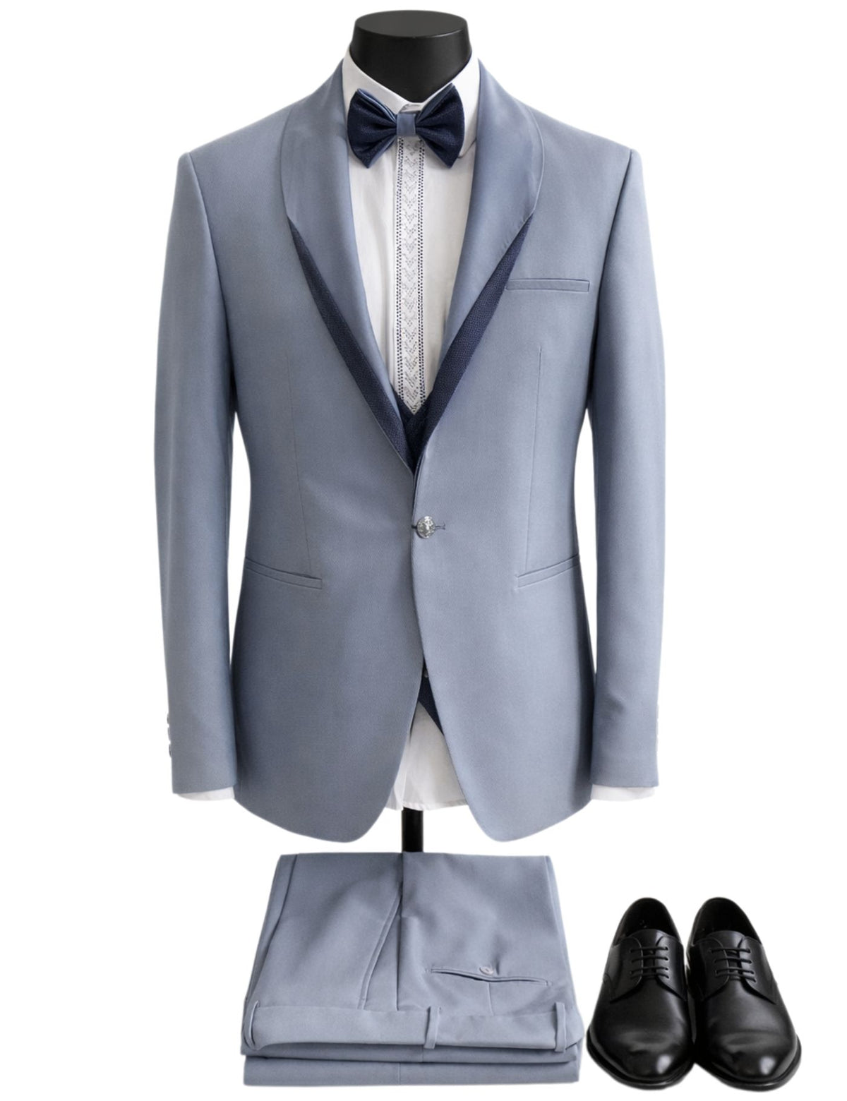 Hermose Men’s Three-Piece Suit + Bow tie.(FFF)