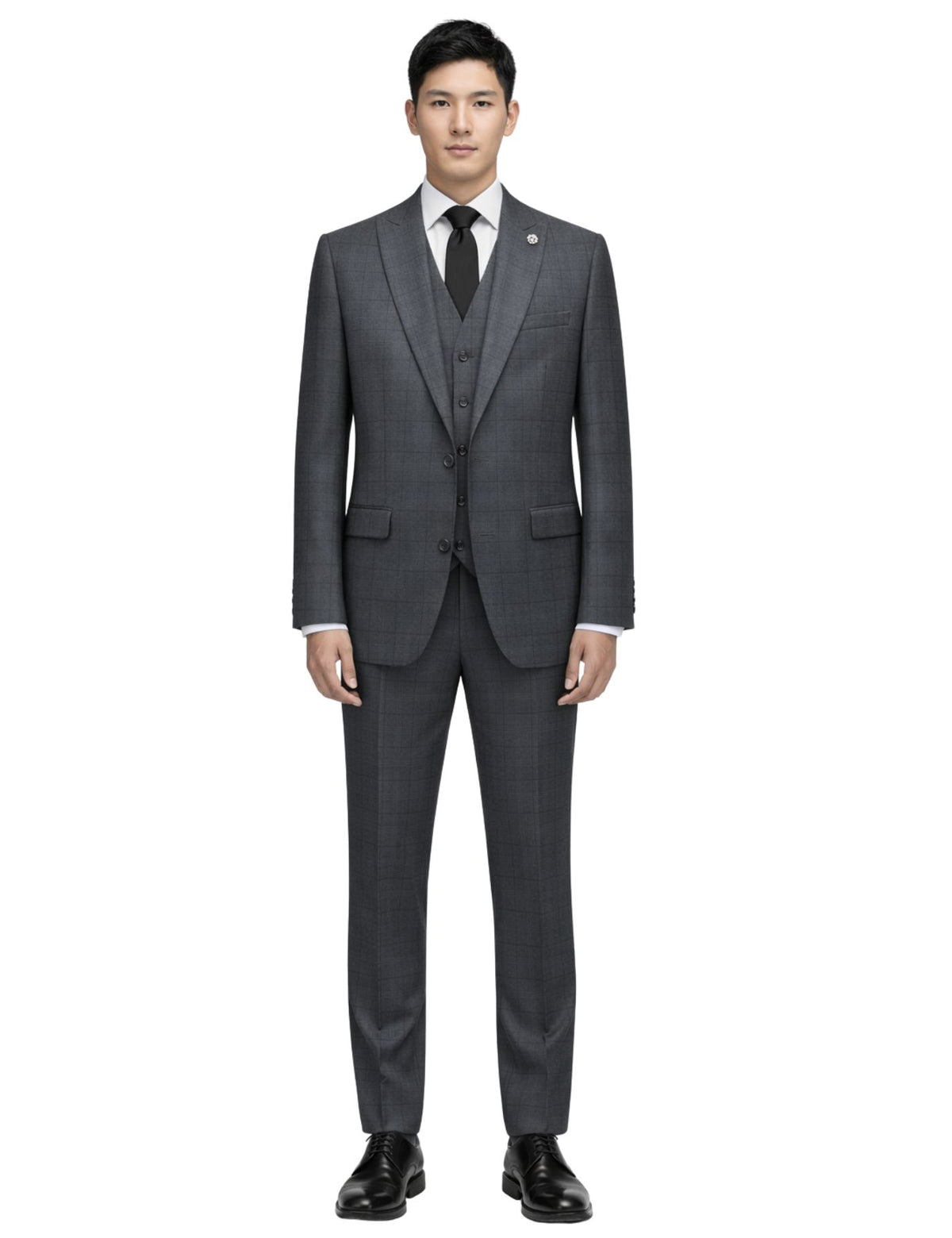 Hermose Men’s Three-Piece Suit + Bow tie.(FFF)