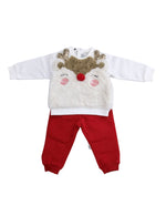 Indigo Girls Christmas Outfit Set – Reindeer Design