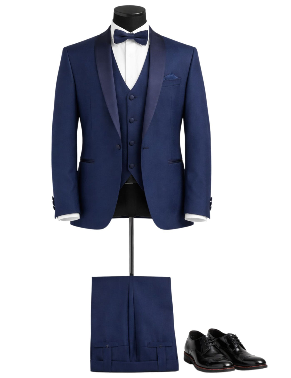Kids Formal Patterned fabricSuit Set – Jacket, Pants, Vest and Bow tie.