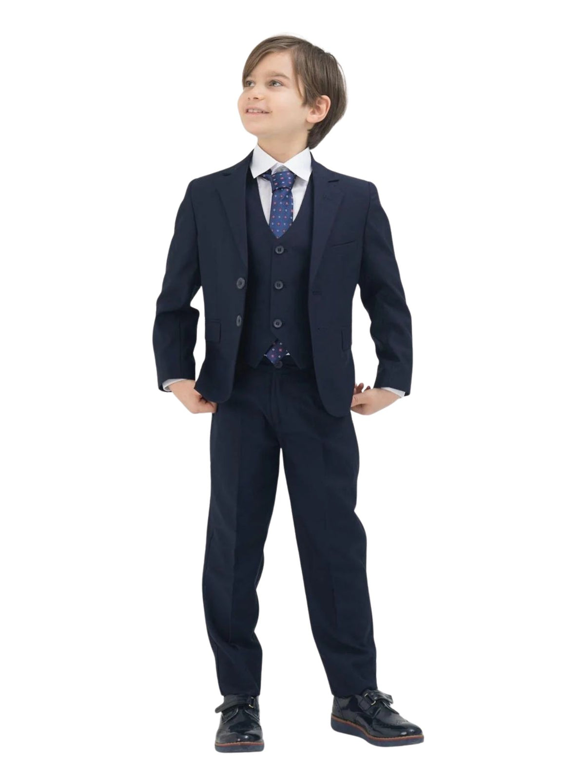 Kids Formal Suit Set – Jacket, Pants, Vest and Bow tie.