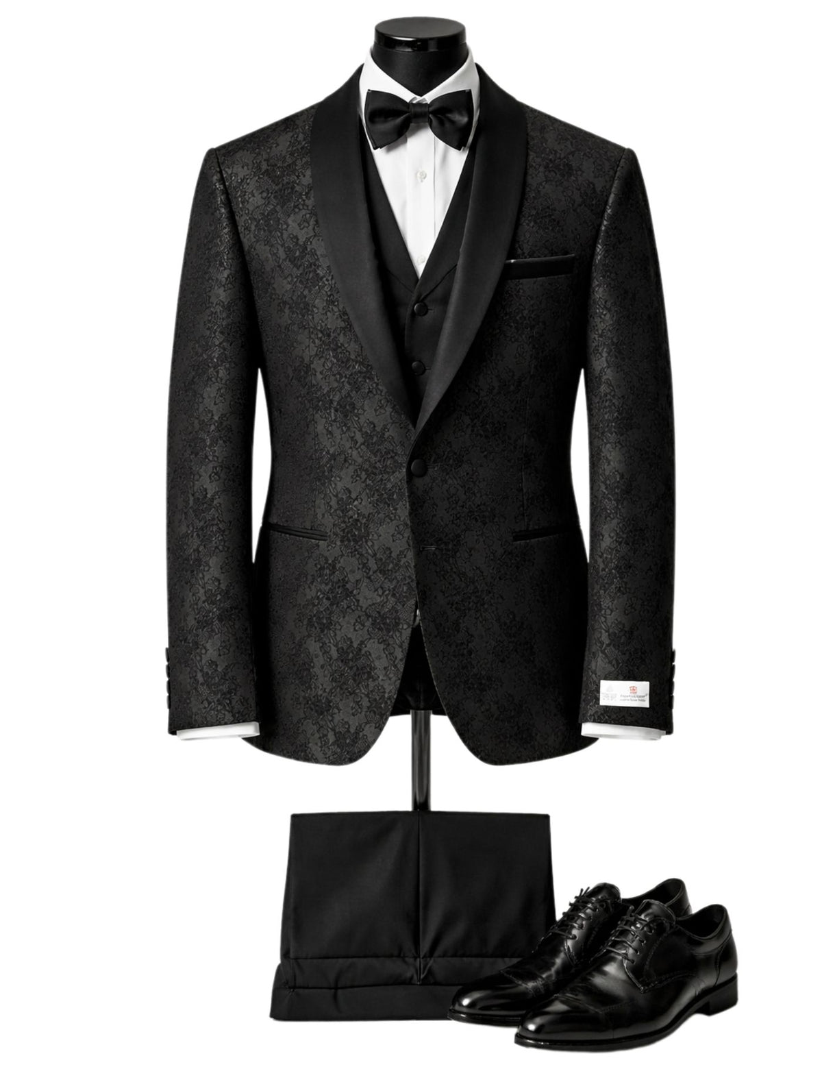 Marco Milano Men’s Three-Piece Suit + Bow tie.(FFF)