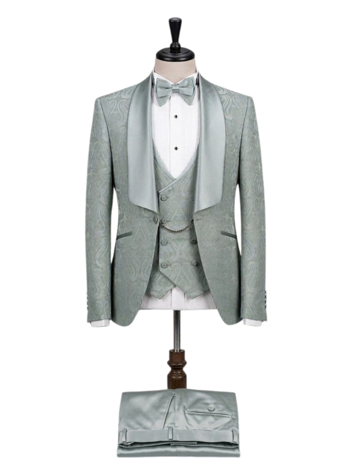 Masculini Men’s Three-Piece Suit + Bow tie