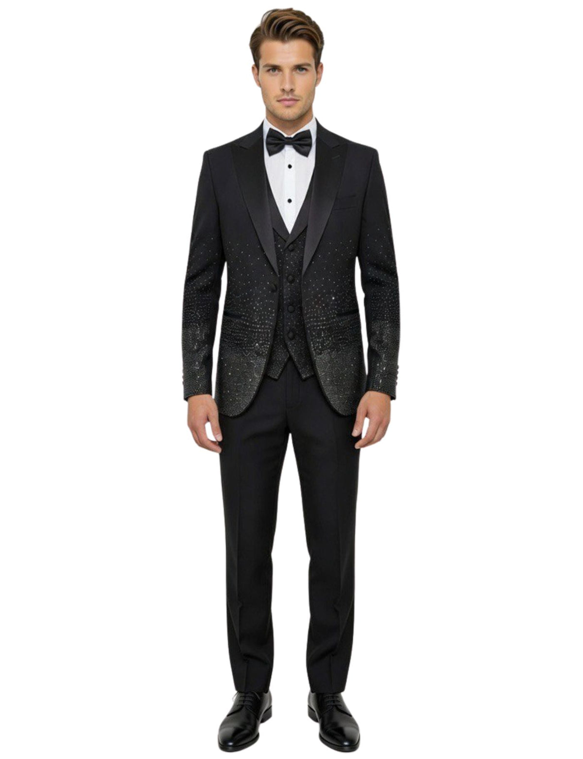 Masculini Men’s Three-Piece Suit + Bow tie