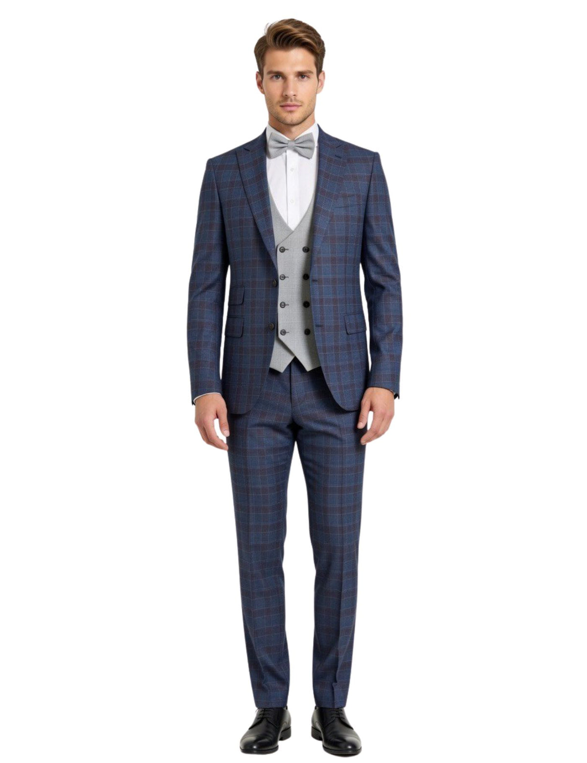 Masculini Men’s Three-Piece Suit + Bow tie