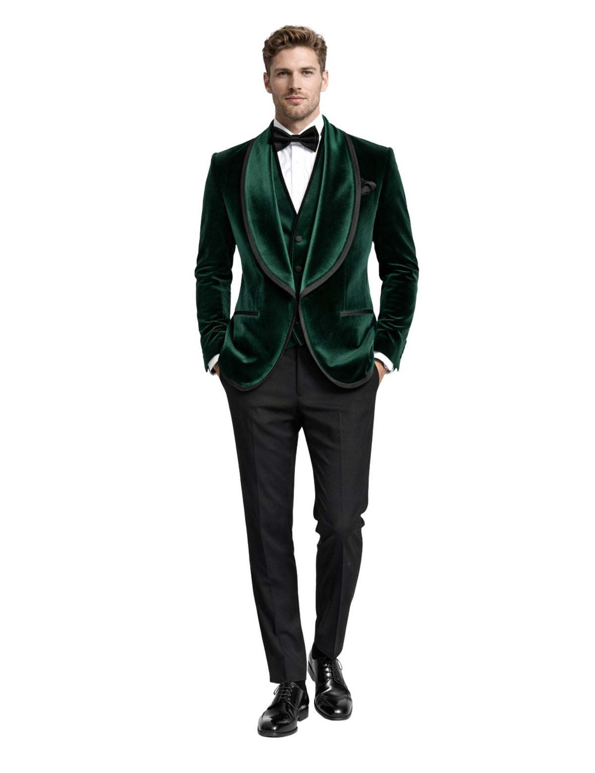 Masculini Men’s Three-Piece Suit + Bow tie.(FFF)