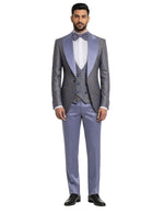 Masculini Men’s Three-Piece Suit + Bow tie.(FFF)