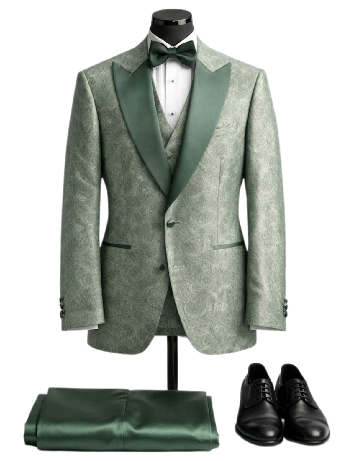 Masculini Men’s Three-Piece Suit + Bow tie.(FFF)