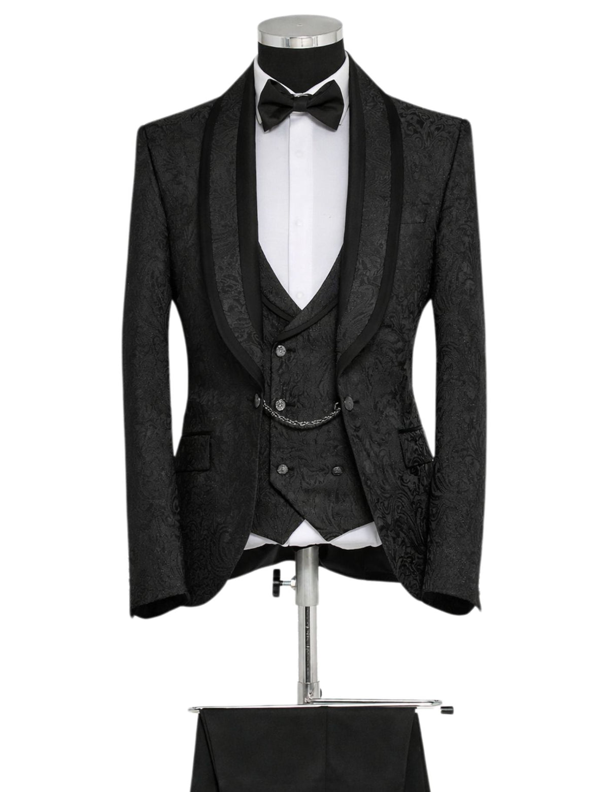 Masculini Men’s Three-Piece Suit + Bow tie.(FFF)