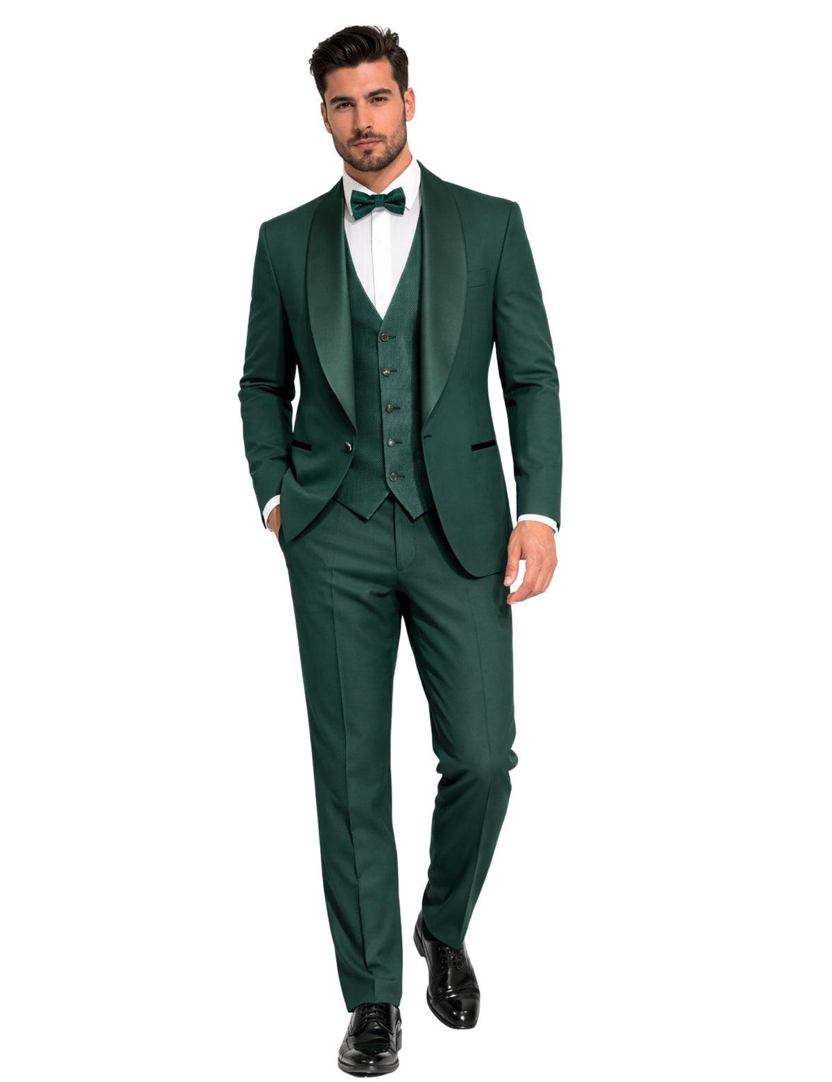 Masculini Men’s Three- Piece Suit + Bow tie.(FFF)