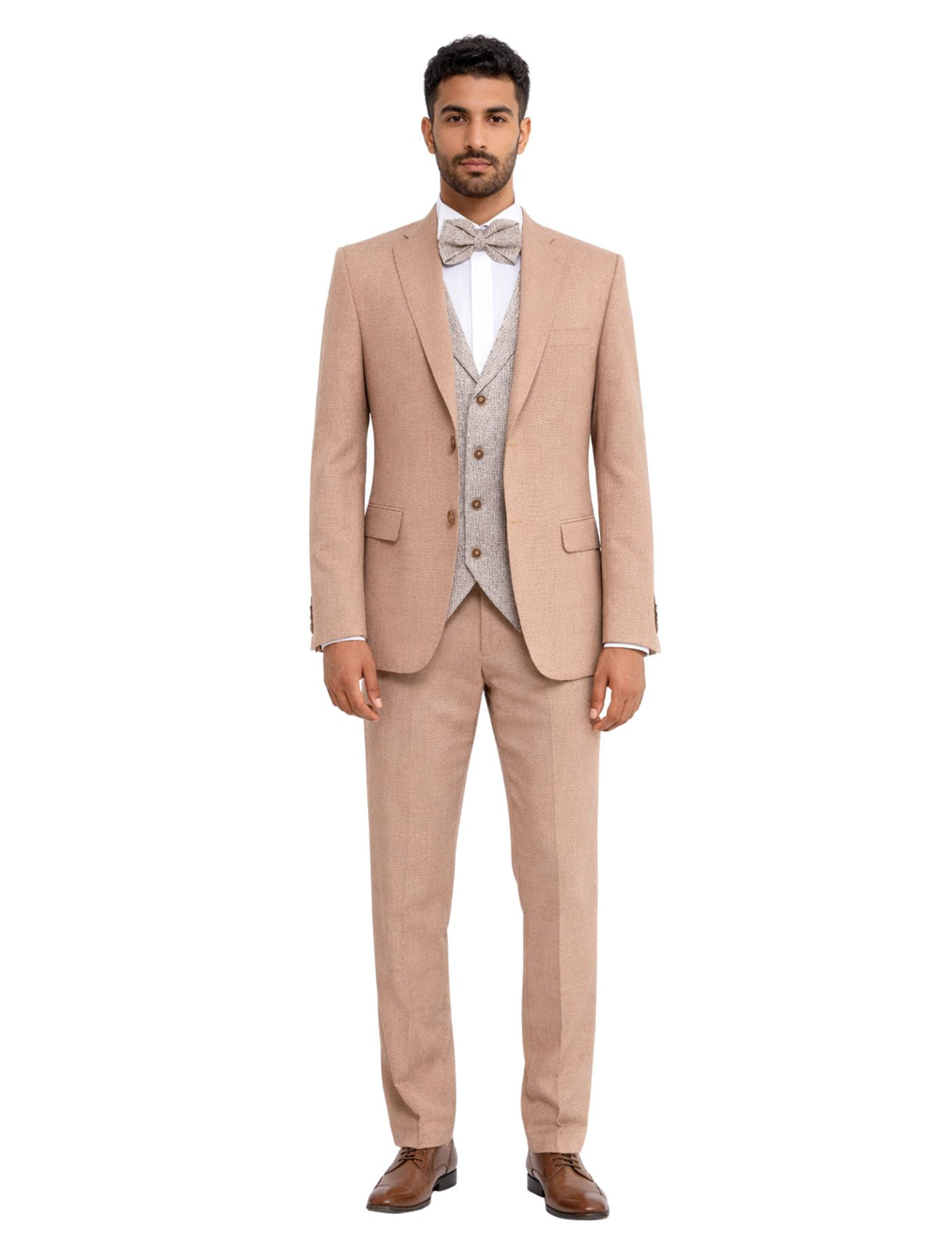 Masculini Men’s Three-Piece Suit + Bow tie.(FFF)