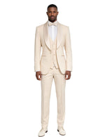 Masculini Men’s Three-Piece Suit + Bow tie.(FFF)