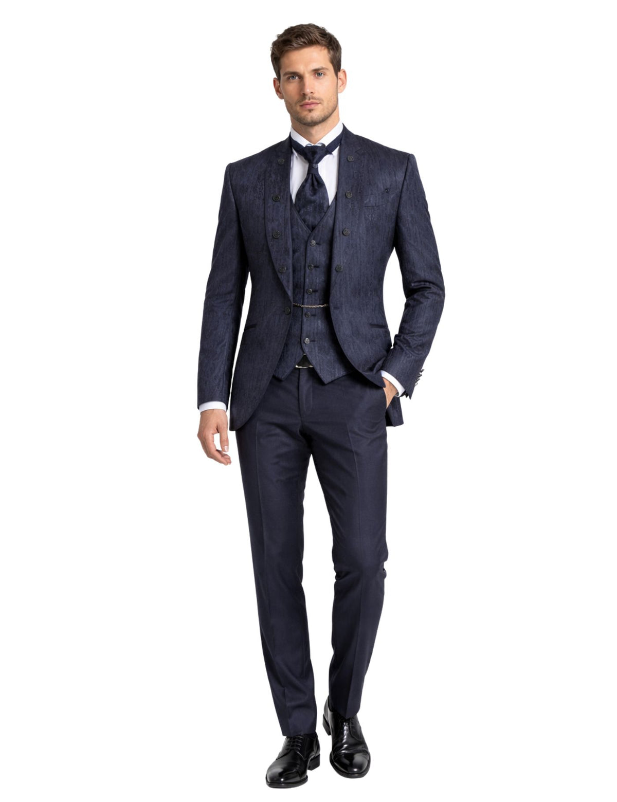 Masculini Men’s Three-Piece Suit + Tie.(FFF)