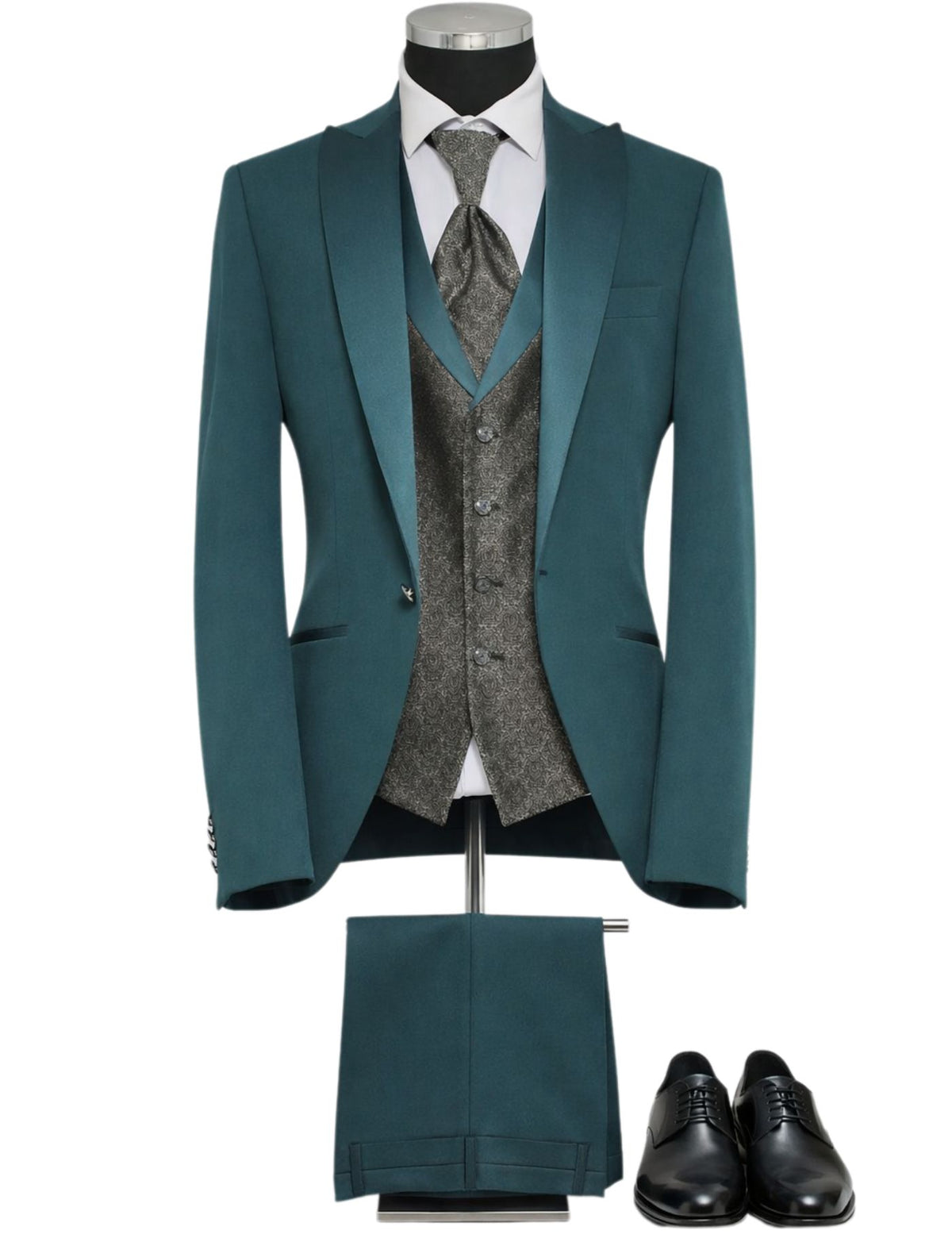Masculini Men’s Three-Piece Suit + Tie.(FFF)