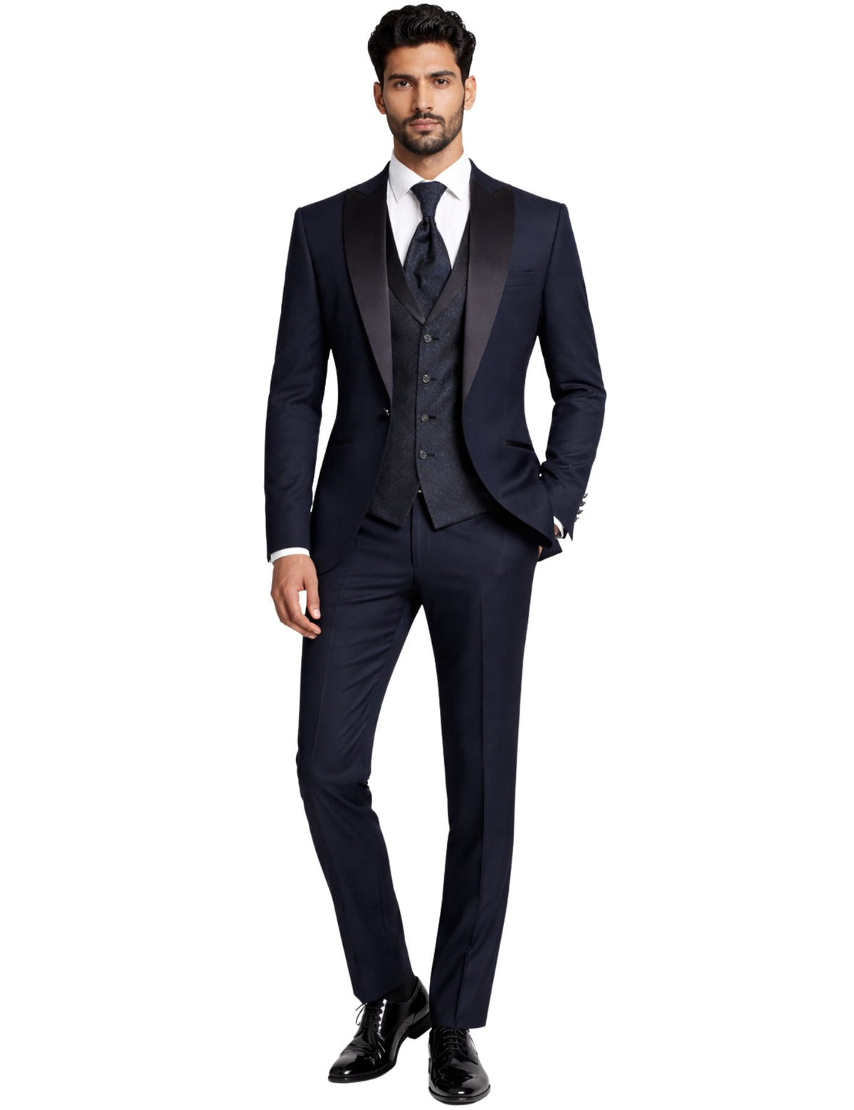 Masculini Men’s Three-Piece Suit + Tie.(FFF)