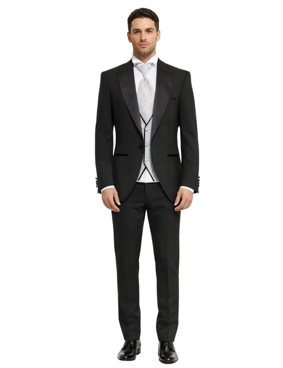 Masculini Men’s Three-Piece Suit + Tie.(FFF)